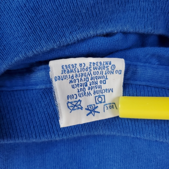 VTG 1994 Buffalo Bill's Stampede NFL Football T Shirt M Mens Single Stitch Salem - Picture 12 of 12